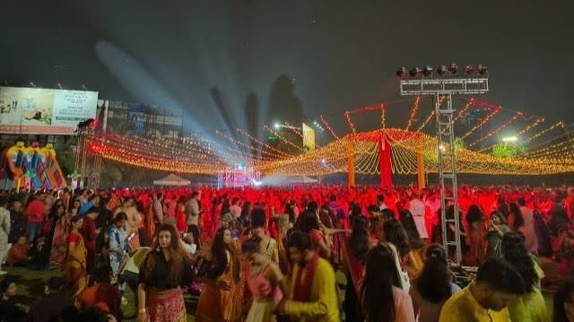 Dandiya event stage